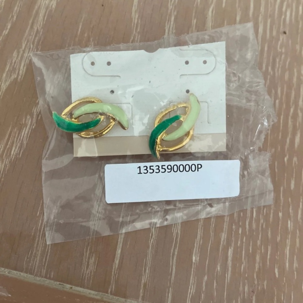Green Earrings